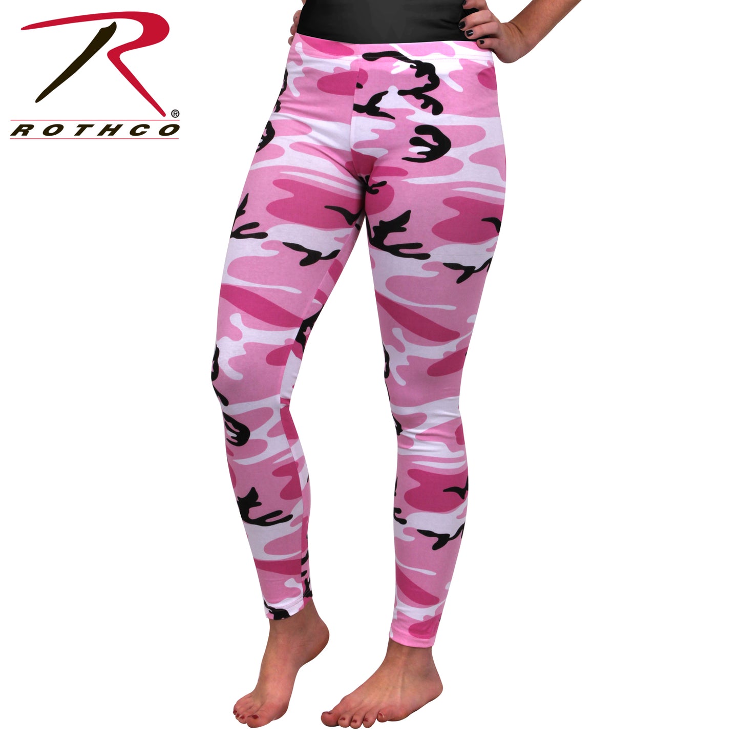 Pink Camouflage Leggins