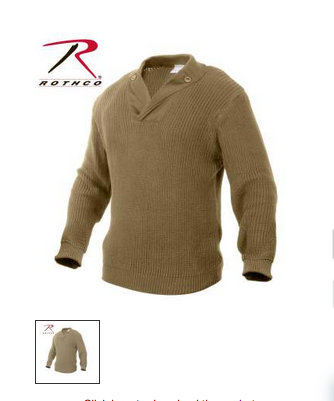 Rothco WWII Vintage Mechanics Sweater - Khaki