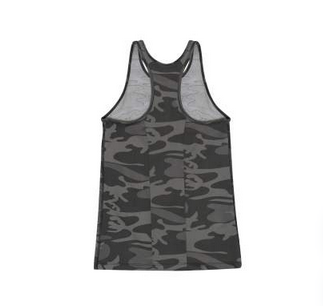 Womens Camo Workout Performance Tank Top