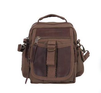 Rothco Canvas & Leather Travel Shoulder Bag