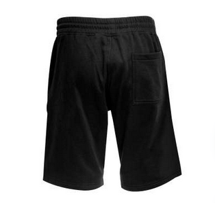 Camo And Solid Black Color Sweatshorts