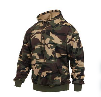 Performance Polyester Pullover Hoodie. camo sweatshirt