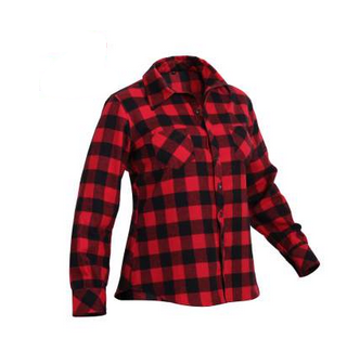 Womens' Plaid Flannel Shirt